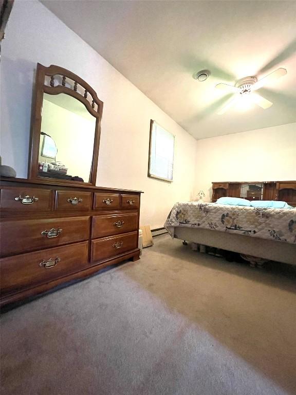 11694 Oakfield Rd, Conneaut Lake, PA 16316 - bedroom featuring carpet flooring and ceiling fan