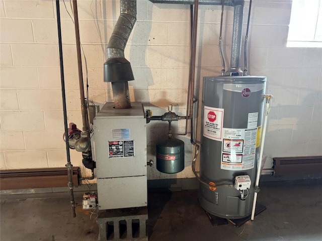 utilities with gas water heater