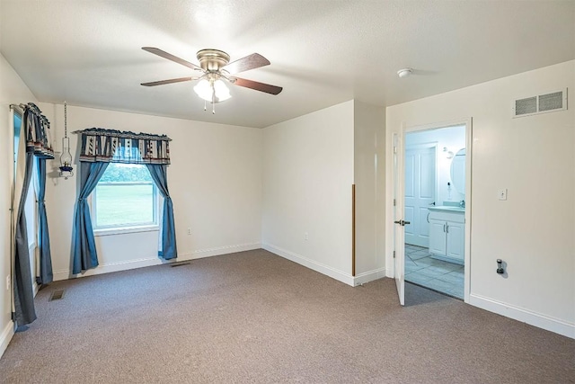 8730 Peffer Rd, Fairview, PA 16415 - unfurnished room featuring carpet flooring, ceiling fan, baseboards, and a smoke detector