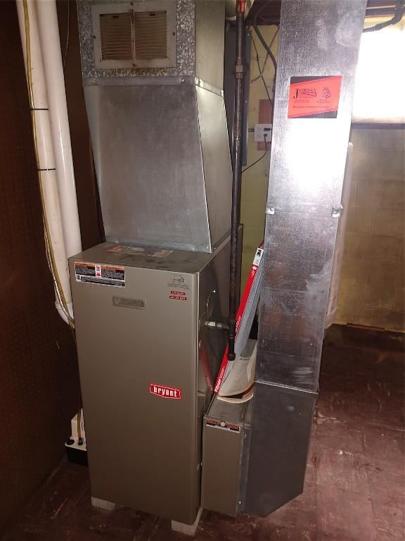 6943 Old Ridge Rd, Fairview, PA 16415 - utility room featuring heating unit