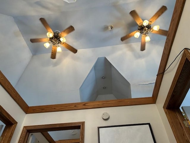 details featuring ceiling fan