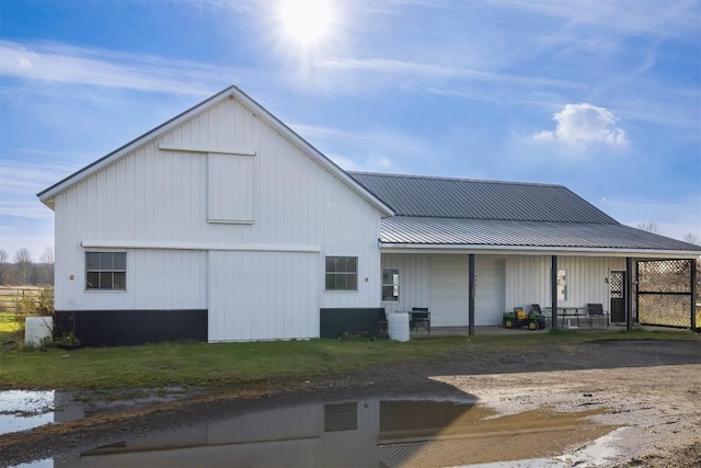 view of rear view of property