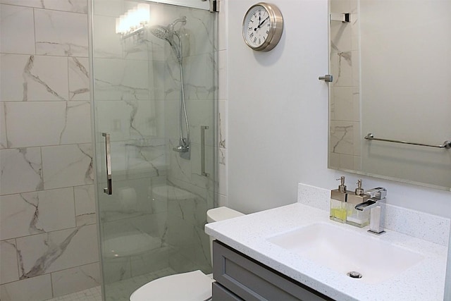 1351 Top Rd, Erie, PA 16505 - bathroom featuring a marble finish shower and vanity
