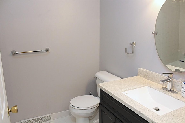 1351 Top Rd, Erie, PA 16505 - bathroom featuring vanity, a shower, and tile patterned floors