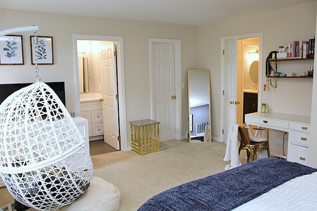 1351 Top Rd, Erie, PA 16505 - carpeted bedroom with ensuite bathroom