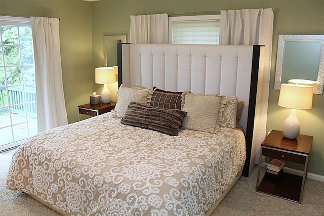 1351 Top Rd, Erie, PA 16505 - bedroom featuring access to exterior and carpet floors