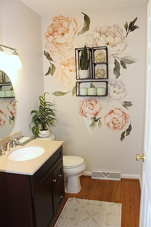 1351 Top Rd, Erie, PA 16505 - bathroom featuring vanity and wood finished floors