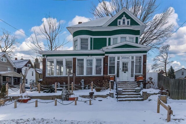 view of victorian house