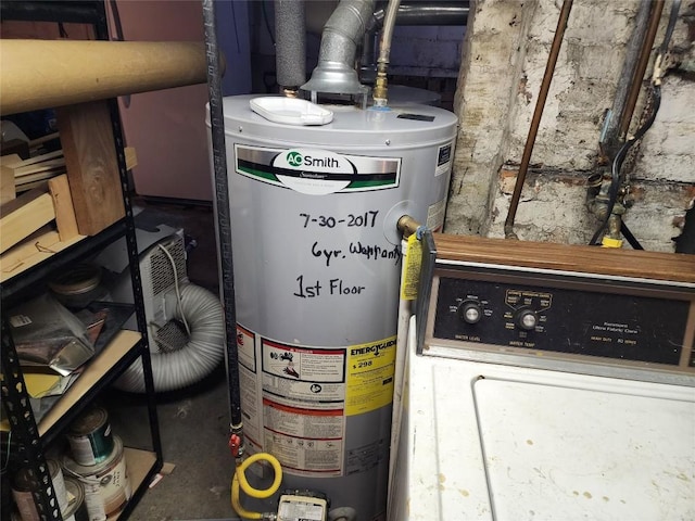 utilities with gas water heater