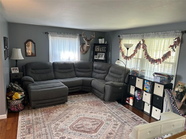 103 S Church St, Linesville, PA 16424 - living area featuring wood finished floors