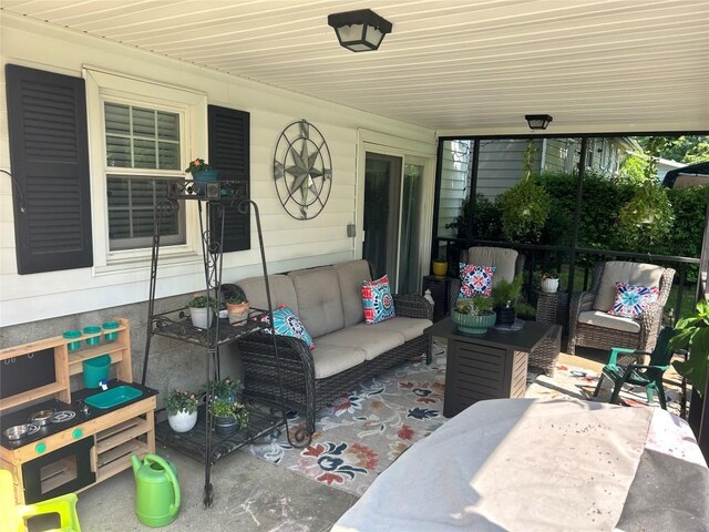 103 S Church St, Linesville, PA 16424 - view of patio / terrace with an outdoor living space