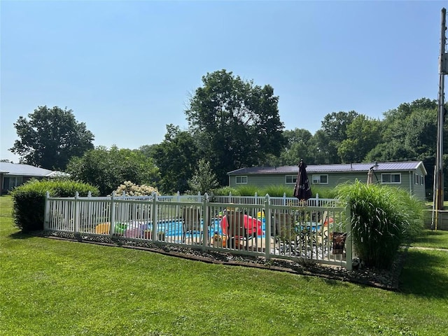 103 S Church St, Linesville, PA 16424 - view of yard with a patio area