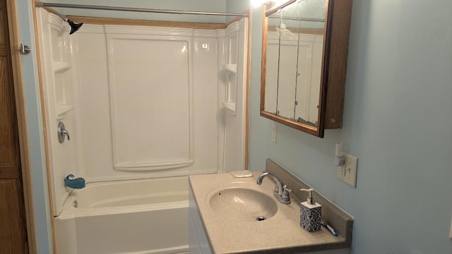 239 Marion St, Corry, PA 16407 - bathroom featuring vanity and shower / tub combination