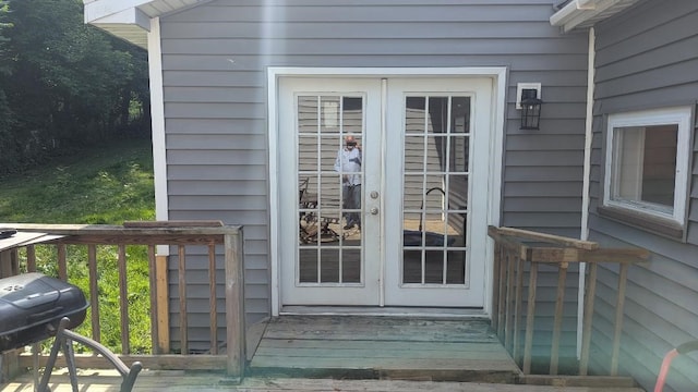 239 Marion St, Corry, PA 16407 - view of exterior entry with french doors