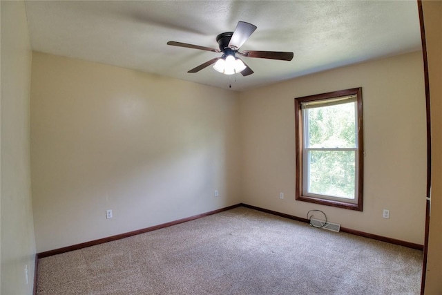 13151 Water Ext, Edinboro, PA 16412 - carpeted empty room with baseboards and a ceiling fan