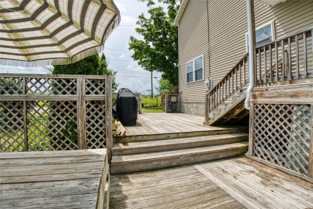 13151 Water Ext, Edinboro, PA 16412 - view of wooden deck
