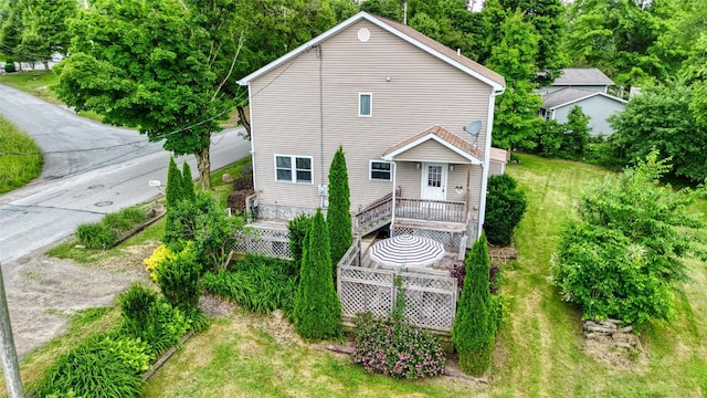 13151 Water Ext, Edinboro, PA 16412 - rear view of property with a yard