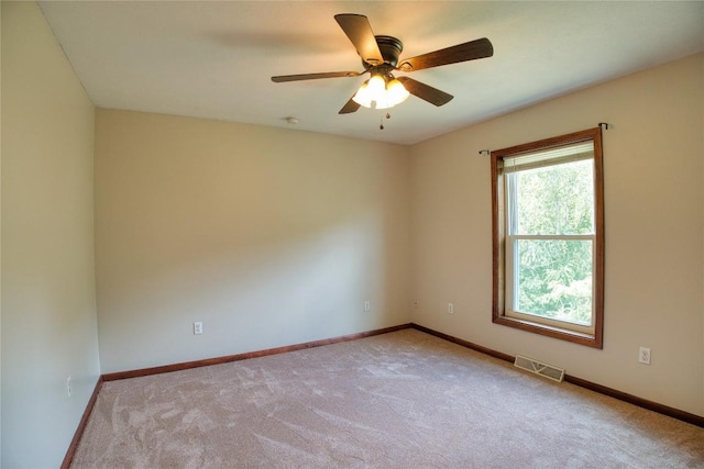 13151 Water Ext, Edinboro, PA 16412 - spare room featuring carpet floors and ceiling fan