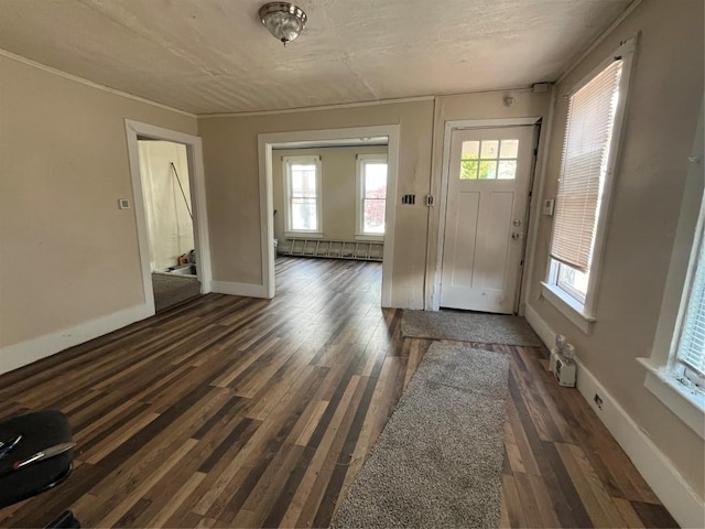 2022 Cottage St, Erie, PA 16503 - foyer entrance with dark wood-style flooring and baseboards
