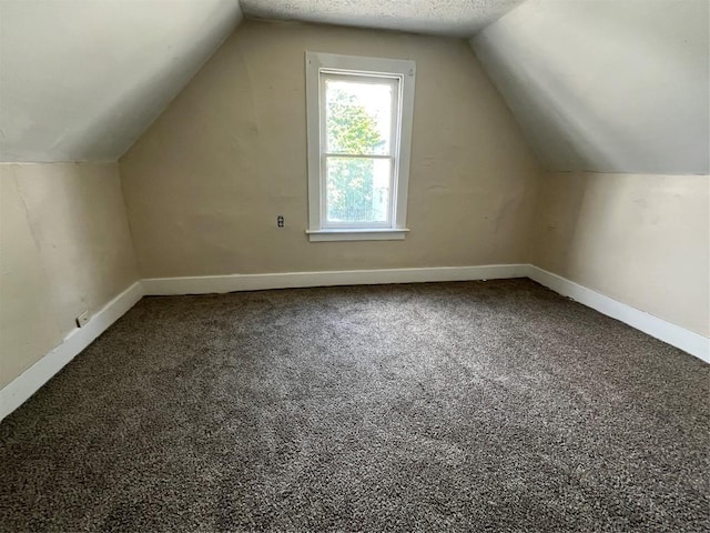2022 Cottage St, Erie, PA 16503 - additional living space with lofted ceiling, carpet, and baseboards