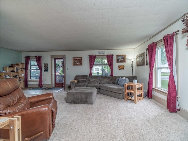 817 E Main St, Corry, PA 16407 - carpeted living room featuring baseboards