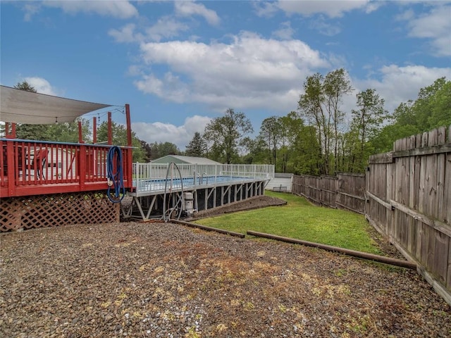 817 E Main St, Corry, PA 16407 - view of yard with a wooden deck