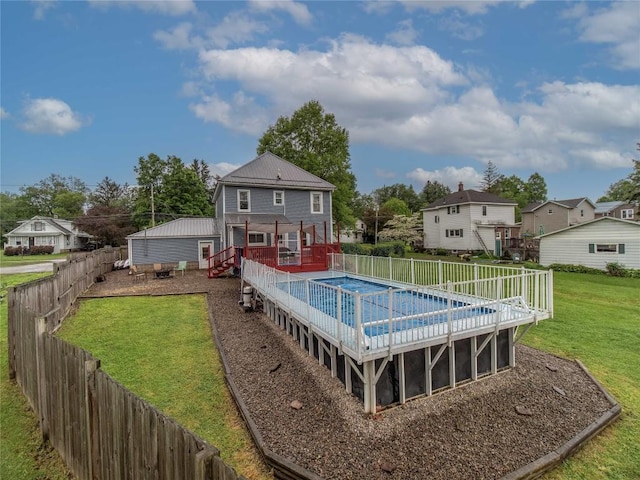 817 E Main St, Corry, PA 16407 - back of house featuring a wooden deck