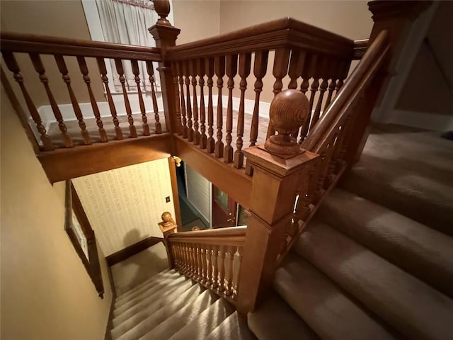 view of staircase