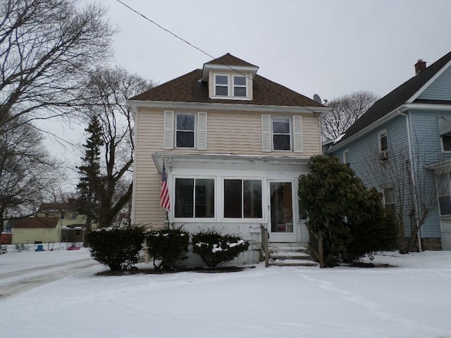 view of traditional style home