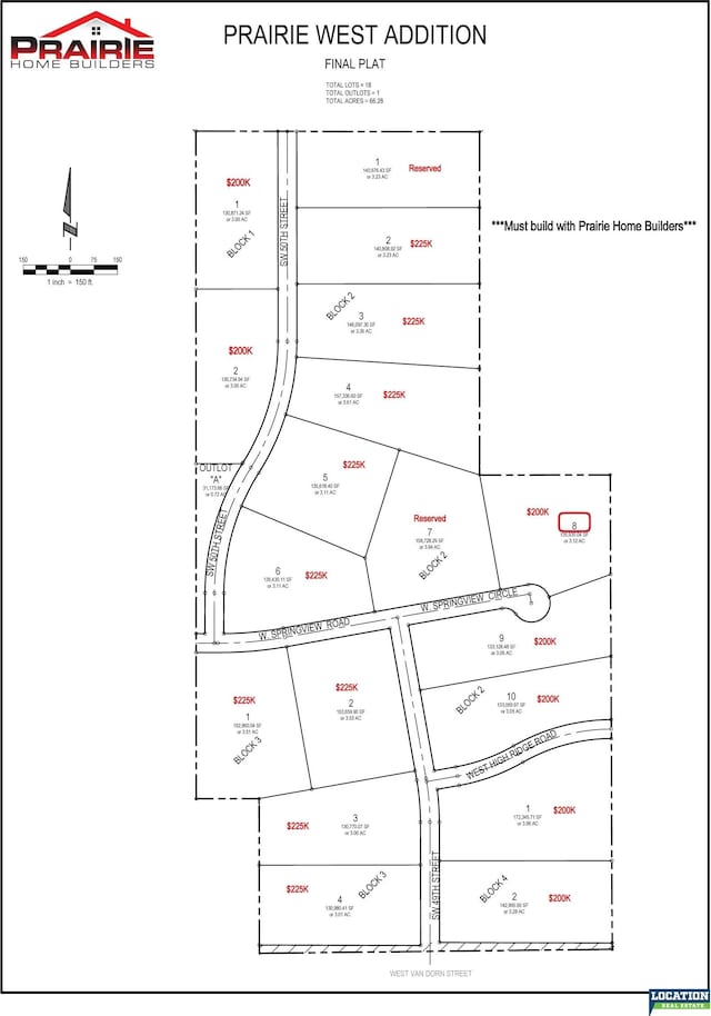 B2L8 W Springview Cir, Lincoln NE, 68522 land for sale