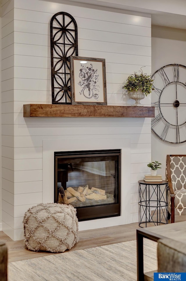 room details with wood-type flooring