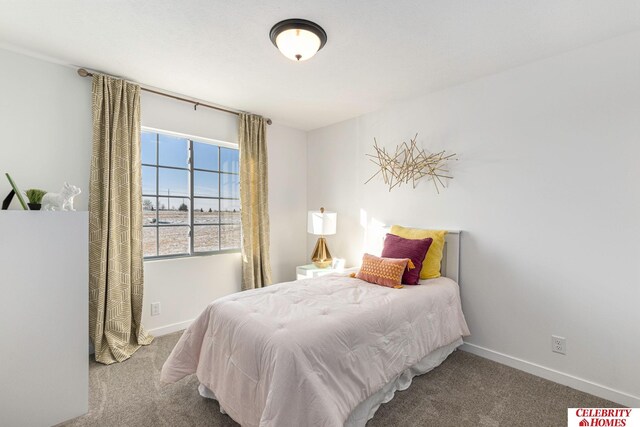 bedroom featuring carpet flooring