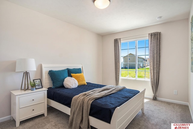 bedroom featuring carpet floors