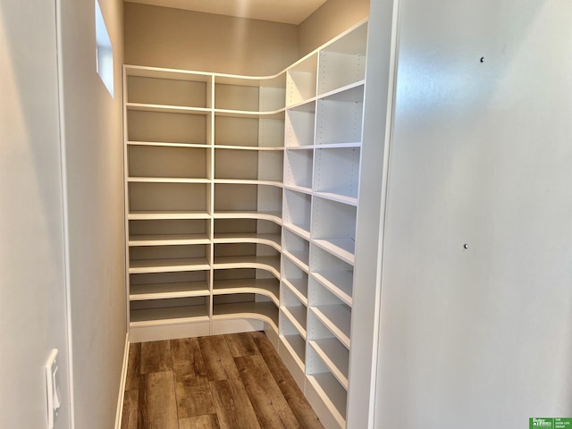 view of storage area