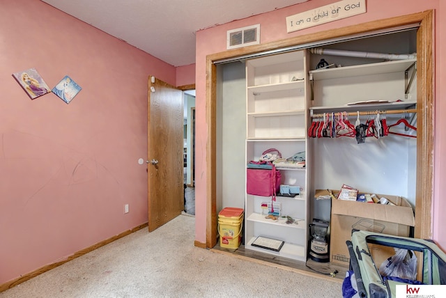 view of closet