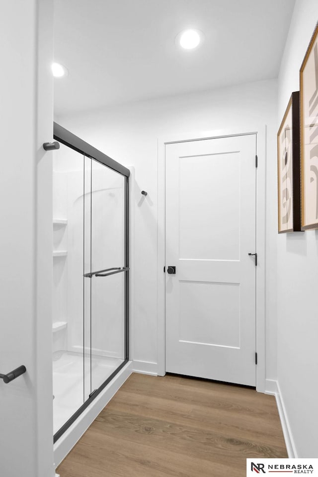 interior space featuring hardwood / wood-style floors