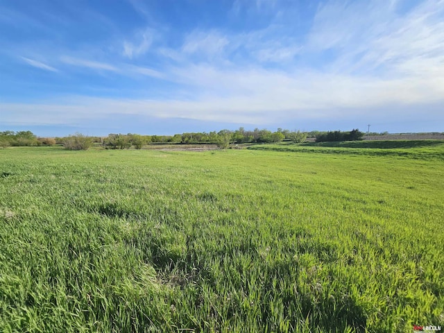 view of nature featuring a rural view