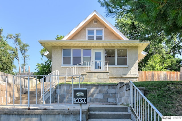 view of front of home