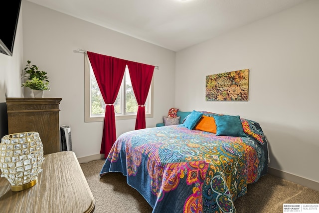 bedroom with carpet flooring