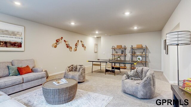 carpeted bedroom with a closet