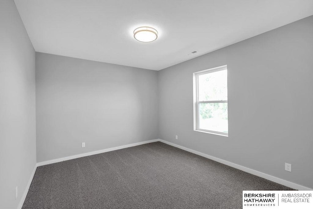 10210 S 110th Ave, Papillion, NE 68046 - spare room featuring dark carpet and baseboards
