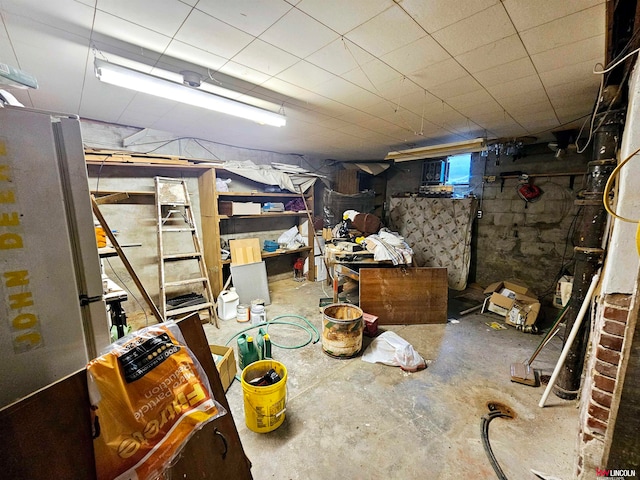 view of basement