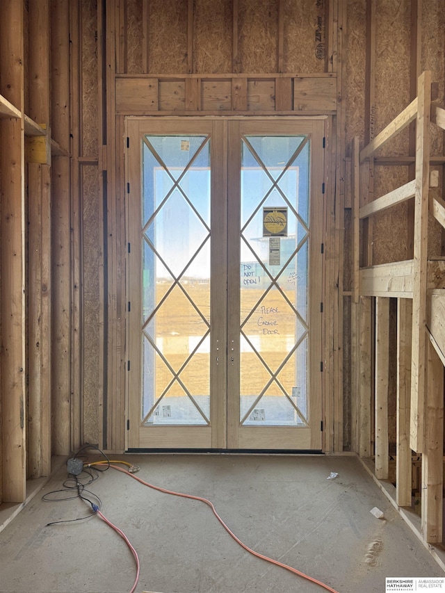 room details with french doors