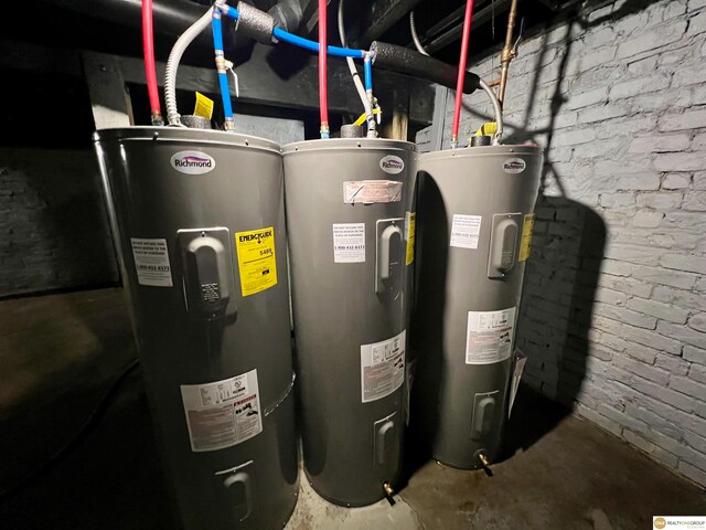 utilities with electric water heater