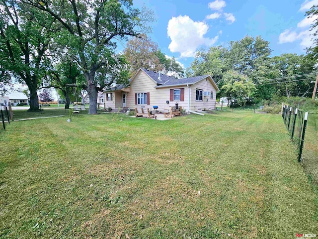 view of yard with a patio