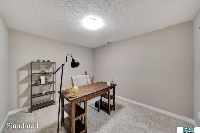 8501 Regent Ct, Lincoln, NE 68507 - carpeted office with a textured ceiling