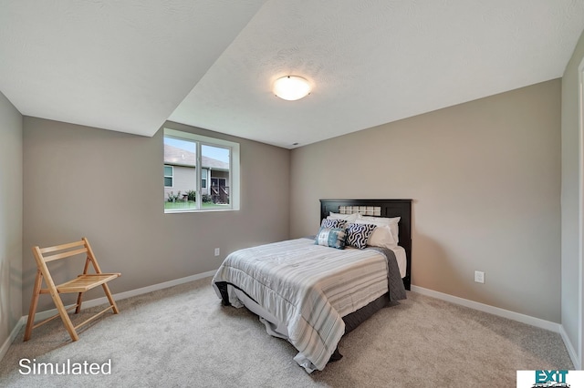 8501 Regent Ct, Lincoln, NE 68507 - bedroom with light carpet and a textured ceiling