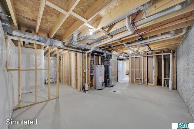 8501 Regent Ct, Lincoln, NE 68507 - basement featuring water heater