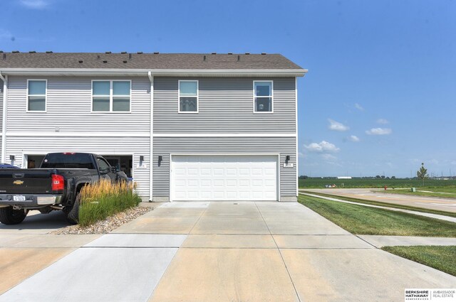 view of home's exterior featuring a garage