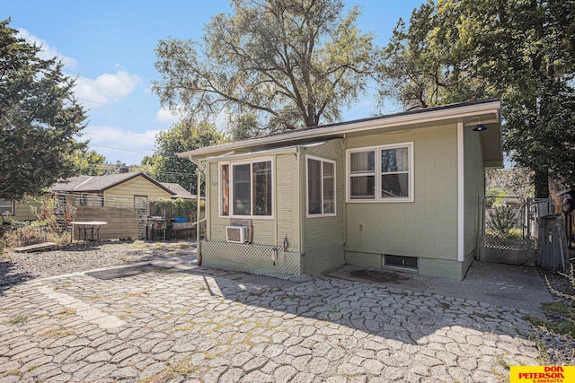 back of house featuring a patio